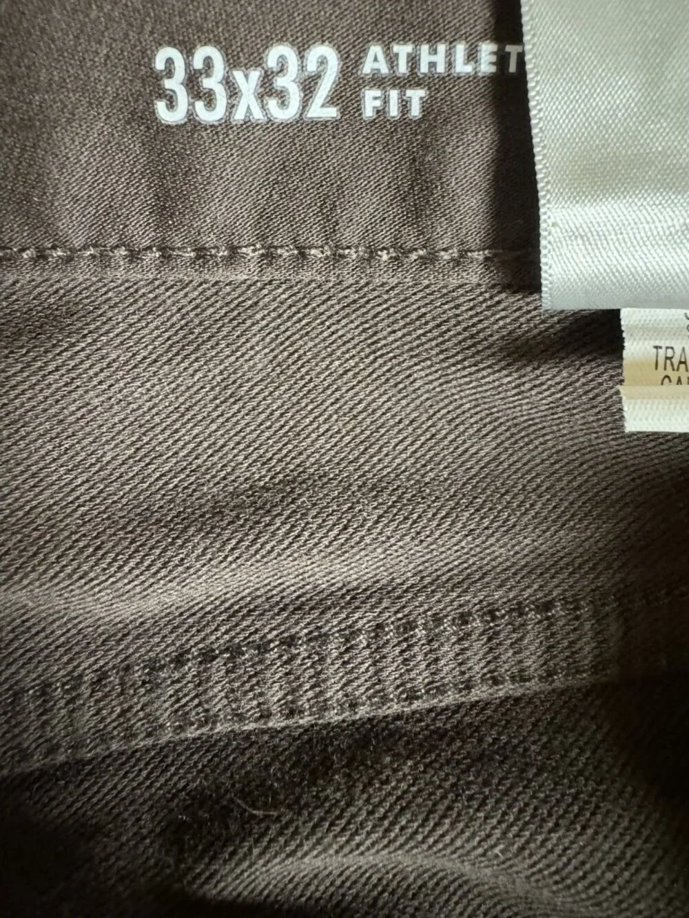 Banana Republic Travel Pants Brown Athletic Fit 32x32 Stretch